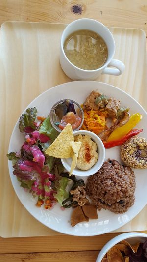Daily plate at Tami's in Chatan