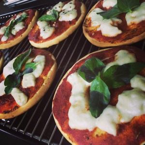 pizza!  at Green Bar in Muntinlupa