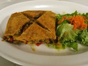 Pastel de verduras at A Tulla in Santiago De Compostela