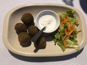 spinach croquette at A Tulla in Santiago De Compostela