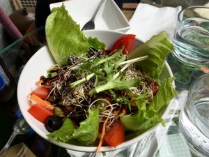 Fresh Greens in a Vinaigrette. at Mianto 艾果豐 in Taipei