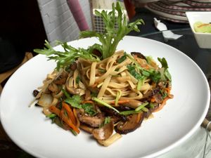 Mushroom Fettuccine at Mianto 艾果豐 in Taipei