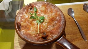 Cheezy mushroom pot at Mianto 艾果豐 in Taipei