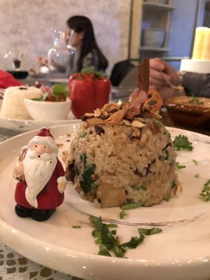 Mushroom risotto  at Mianto 艾果豐 in Taipei