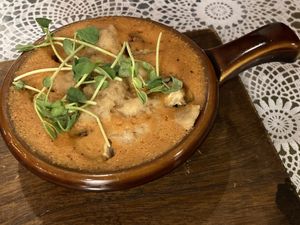 Baked mushroom escargot at Mianto 艾果豐 in Taipei