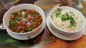 Chana masala  at AmSpices of India in Albuquerque