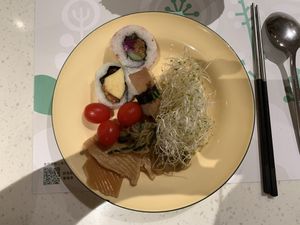 Vegetable Buffet at GuǒRán Huì 果然匯 - fruitfulfood in Taipei