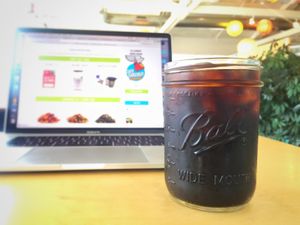   at White Heron Tea and Coffee in Portsmouth