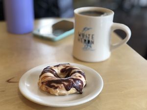   at White Heron Tea and Coffee in Portsmouth