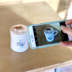   at White Heron Tea and Coffee in Portsmouth