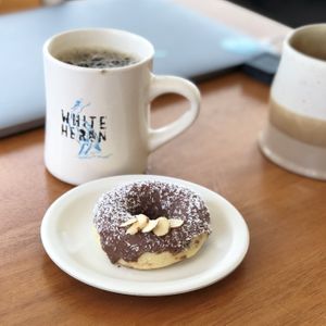   at White Heron Tea and Coffee in Portsmouth