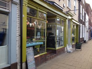 outside at Cafe 68 in York