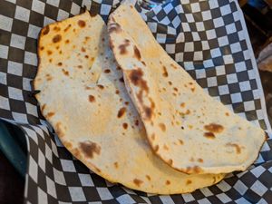 Roti at Tandoor and Grill in Fernie
