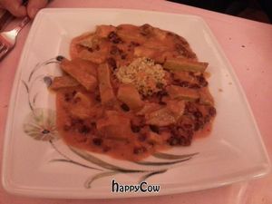 Seitan with niscalos at Al Natural in Madrid