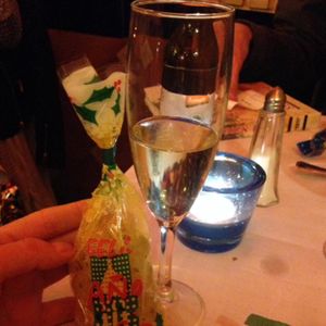 NYE grapes and champagne! at Al Natural in Madrid