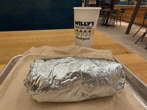 Burrito  at Willy's Mexicana Grill in Atlanta