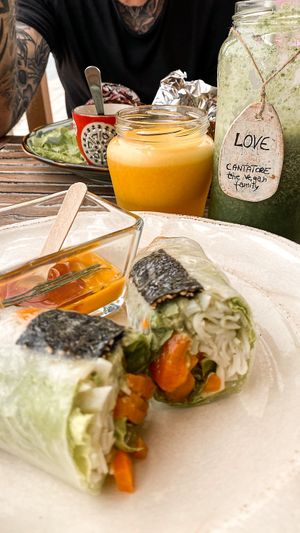 very tasty food at Baobab in Fuerteventura