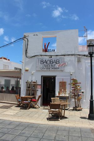 front at Baobab in Fuerteventura