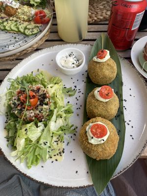 Arancini  at Baobab in Fuerteventura