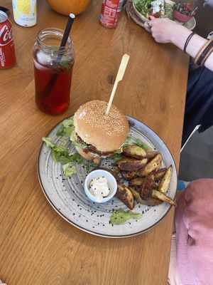 Burger  at Baobab in Fuerteventura