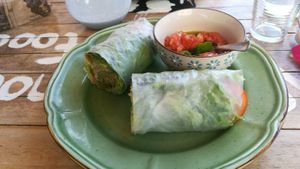 Vegan Roll at Baobab in Fuerteventura