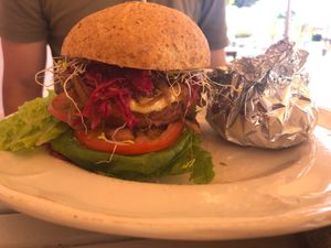Beyond burger !!!  at Baobab in Fuerteventura
