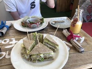 Club sandwich at Baobab in Fuerteventura