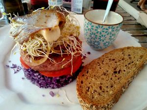 Beyond burguer at Baobab in Fuerteventura