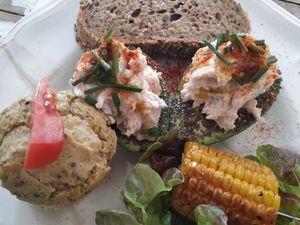 Vegan dish of the day at Baobab in Fuerteventura