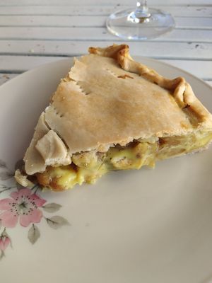 Tarta vegana at Baobab in Fuerteventura