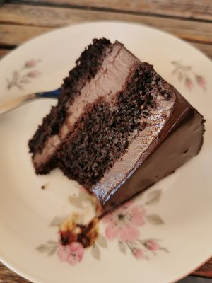 Tarta de chocolate (IMPRESIONANTE) at Baobab in Fuerteventura