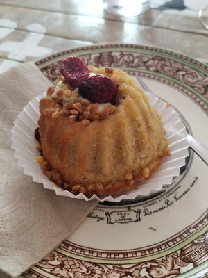 Christmas vegan cupcake at Baobab in Fuerteventura