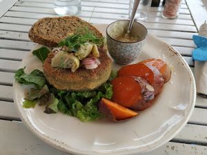 New vegan burger at Baobab in Fuerteventura