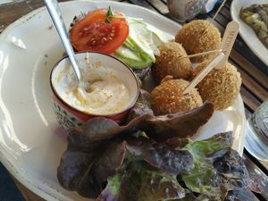 Vegan dish of the day at Baobab in Fuerteventura