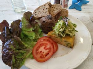 Vegan dish of the day at Baobab in Fuerteventura