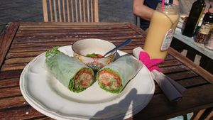 Meal at Baobab in Fuerteventura