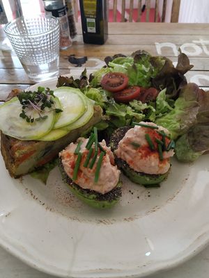 Vegan dish of the day at Baobab in Fuerteventura