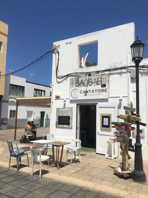 Beautiful terrace at Baobab in Fuerteventura