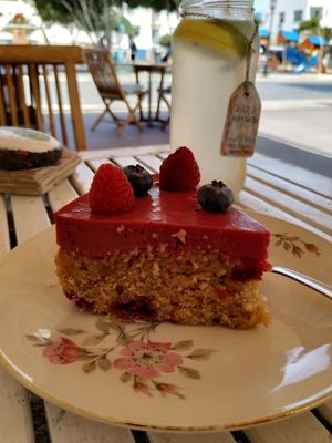 My vegan breakfast at Baobab in Fuerteventura