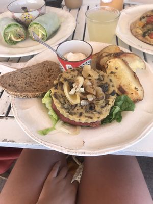 Gourmet Burguer at Baobab in Fuerteventura