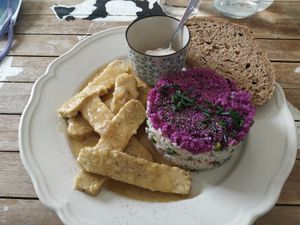 Dish of the day at Baobab in Fuerteventura