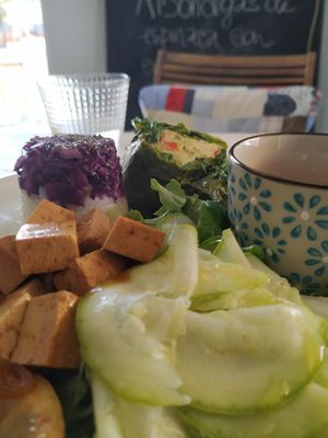 Plato del dia at Baobab in Fuerteventura