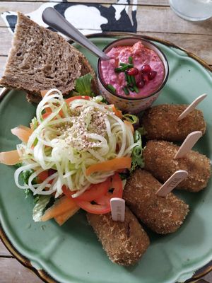 Plato del dia at Baobab in Fuerteventura