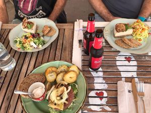 New Day, new vegan lunch with my family at Baobab in Fuerteventura