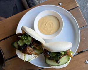 Seitan gao bao burger.  at Bao Gao Club in Berlin