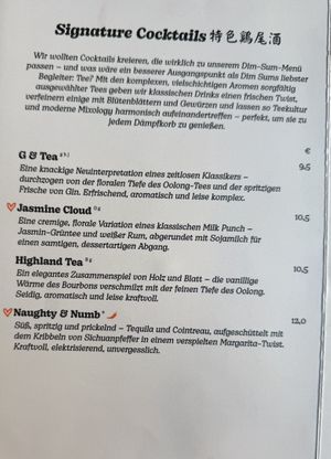 Menu drinks (2/3).  at Bao Gao Club in Berlin