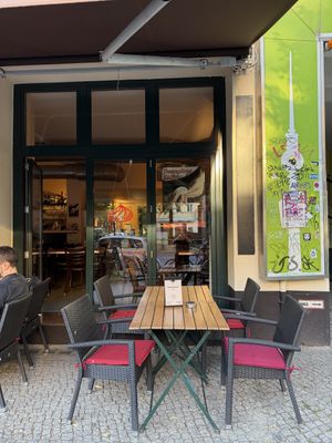 Outside seating.  at Bao Gao Club in Berlin