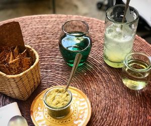 Olive tapenade with seeded crackers at Néctar en Camino Silvestre in San Miguel De Allende