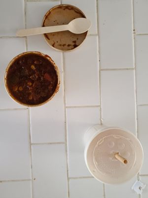 100% plant based chilie and lavender lemonade at The Farm Concessions and Café in Keene