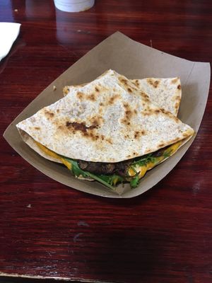 Amy’s quesadilla  at The Farm Concessions and Café in Keene
